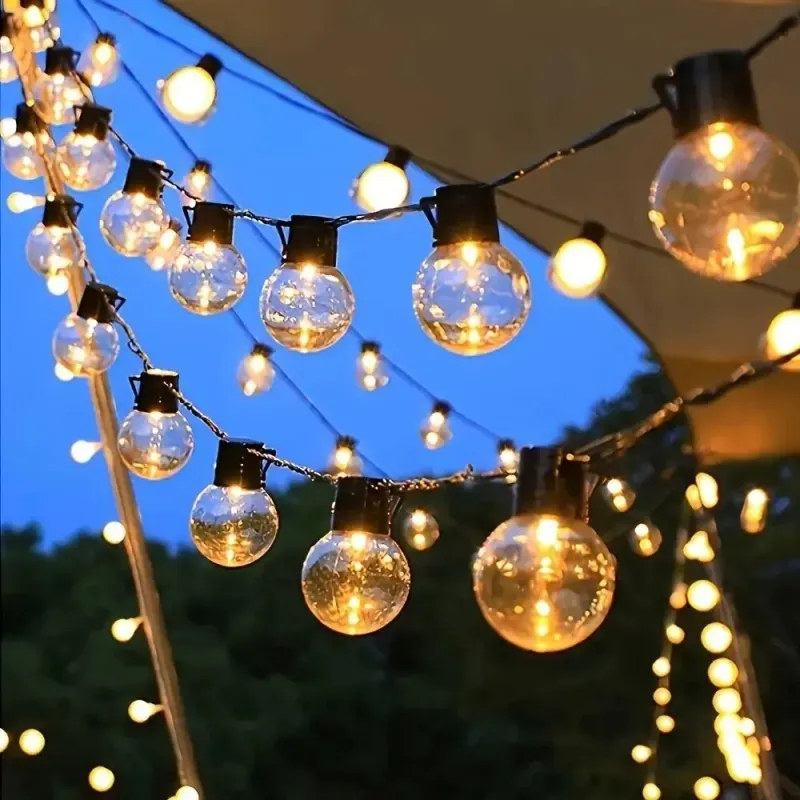 Solar G40 Globe String Lights 4