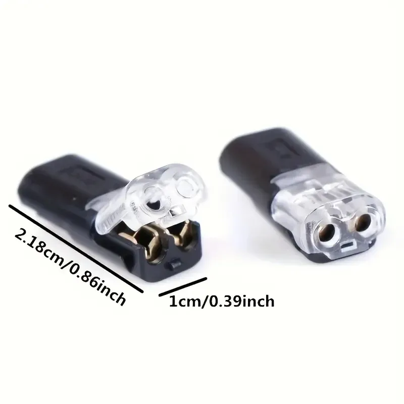 H2 2-Pin Pluggable Wire Connectors 3