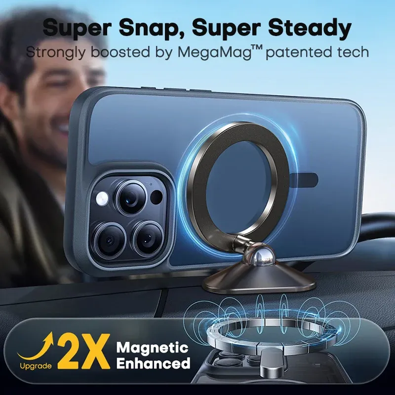 QOOVI Mini Magnetic Car Phone Holder 2