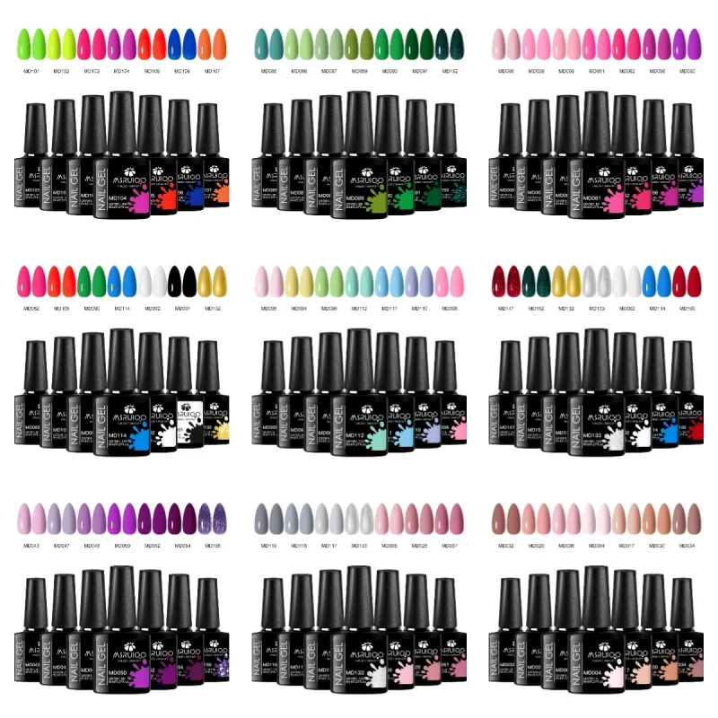 7-Piece UV Gel Nail Polish Set 1