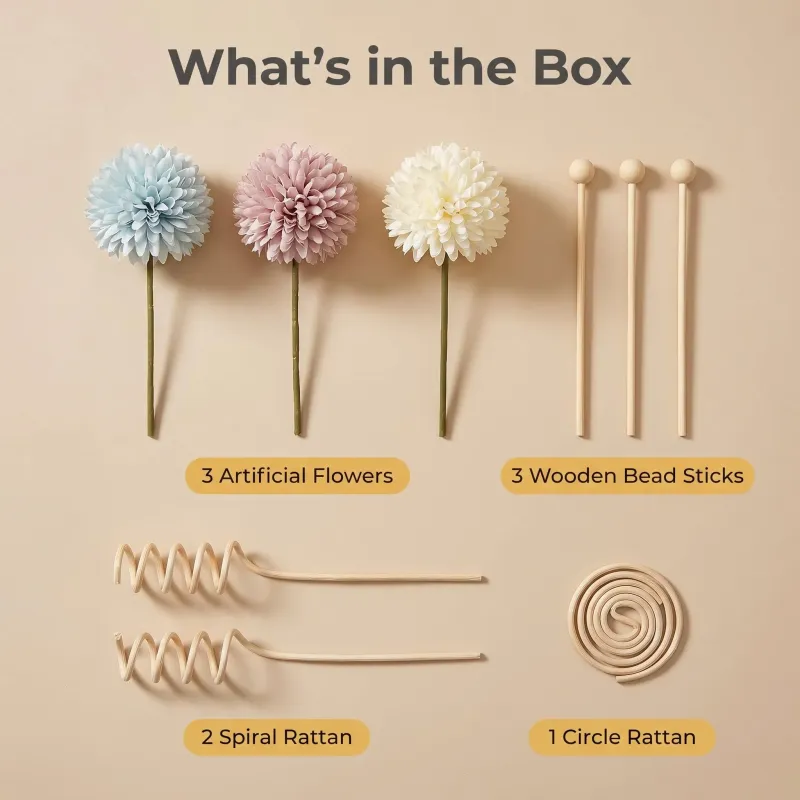 DIY Fragrance Diffuser Sticks Set 4