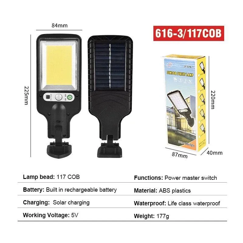 Solar Motion Sensor Outdoor Lights (6-Pack) 6