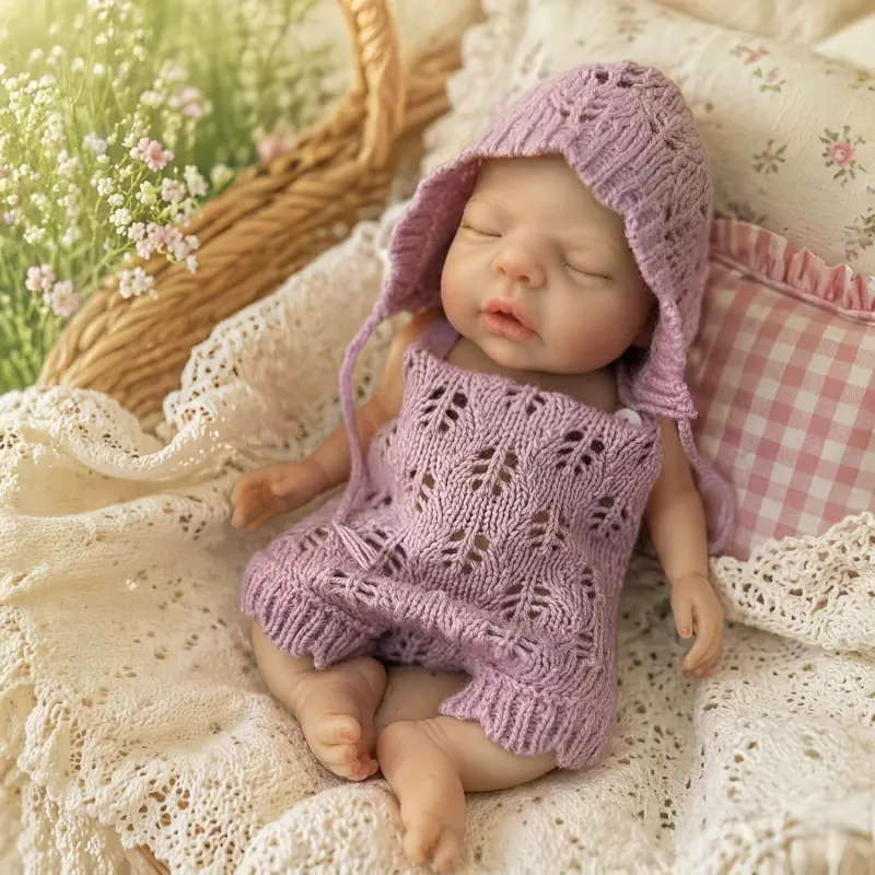 25cm Silicone Reborn Baby Girl Doll 6