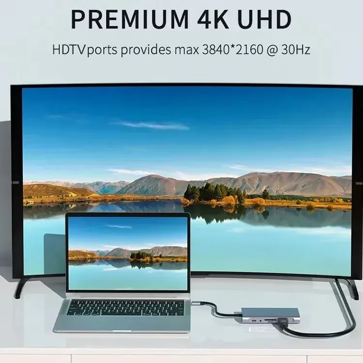 10-in-1 USB C Hub Docking Station 5
