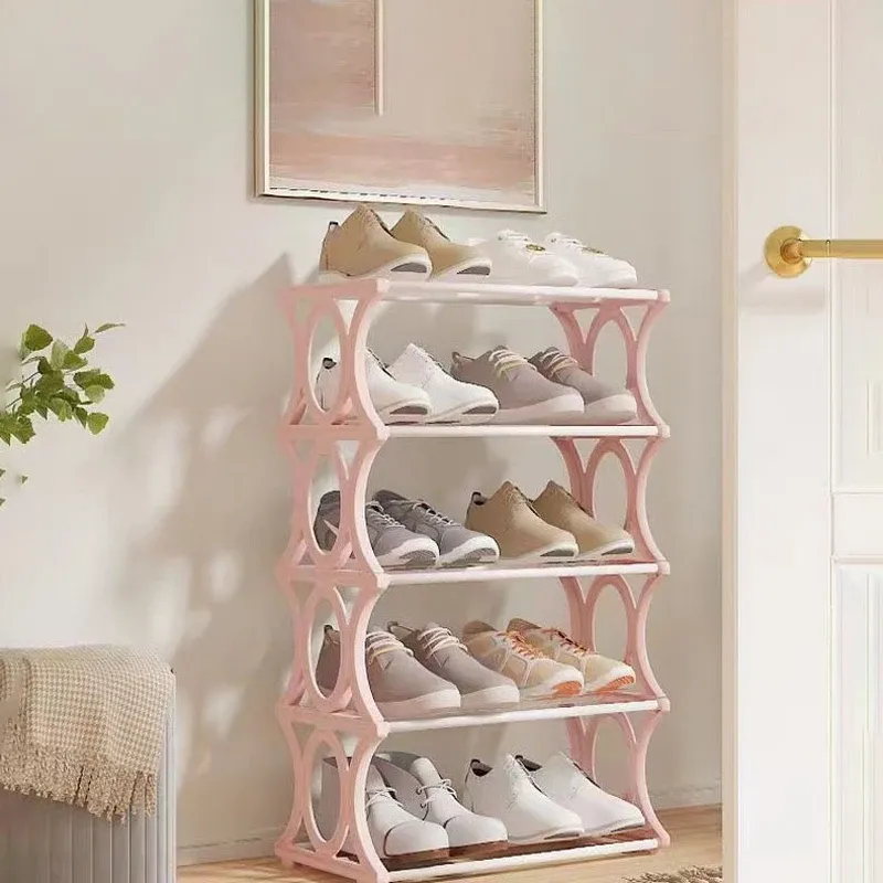 4-6 Tier Metal Shoe Rack Tower 3