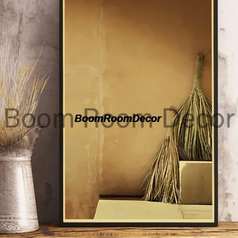 Boho Vase Still Life Canvas Poster 3