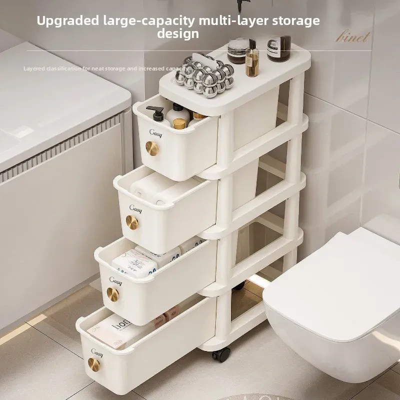Slim Kitchen Organizer with Multi-Layer Drawer 1