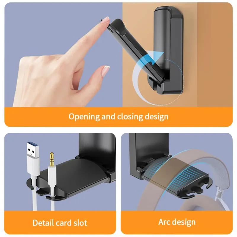 Folding Headset Stand Holder 1