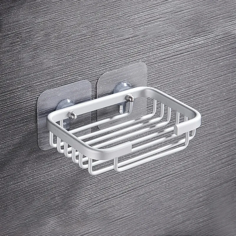Metal Net Soap Dish Holder Tray 4