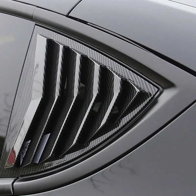 Tesla Model 3/Y Carbon Fiber Window Louvers 2