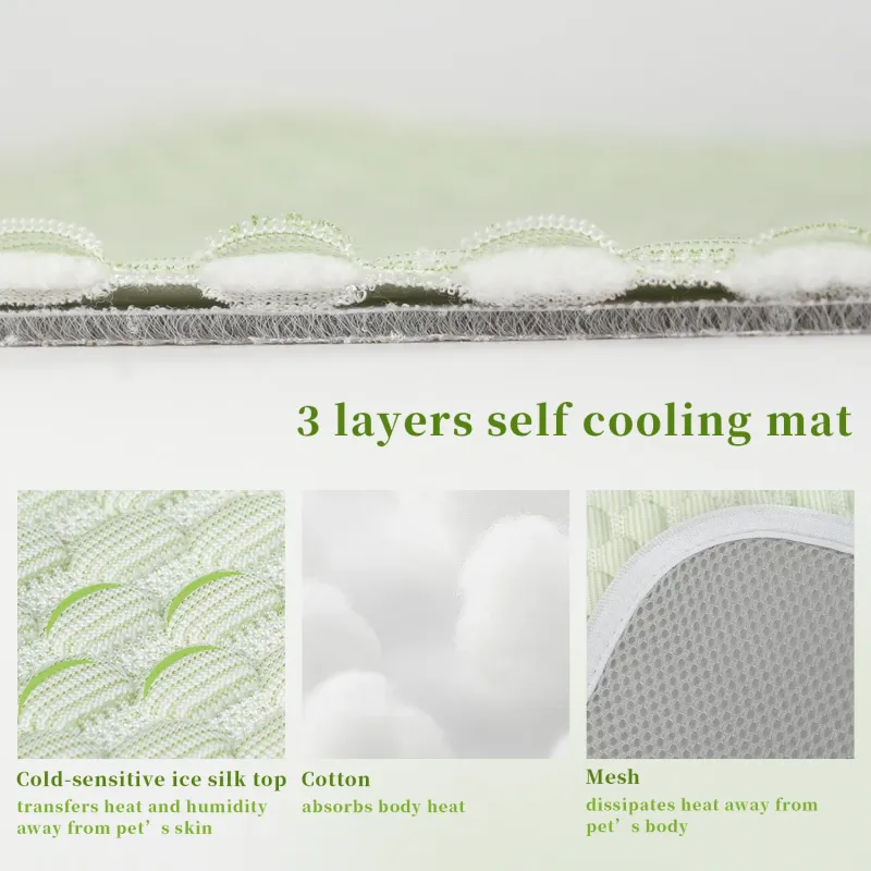 Cool Ice Silk Pet Cooling Mat 5