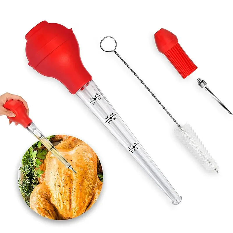 Stainless Steel Turkey Baster Kit 1