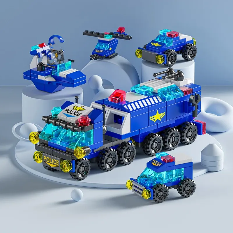6-in-1 City Building Blocks Bricks Set 2