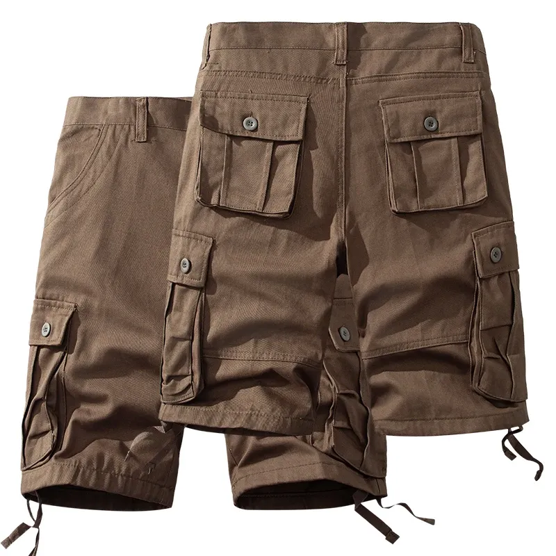 Men's Cotton Cargo Shorts - Tactical Style 1