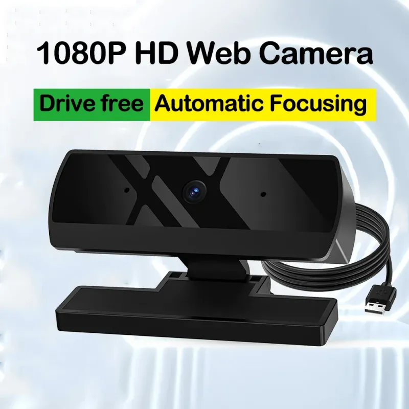 HD 1080P USB Webcam with Mic 1