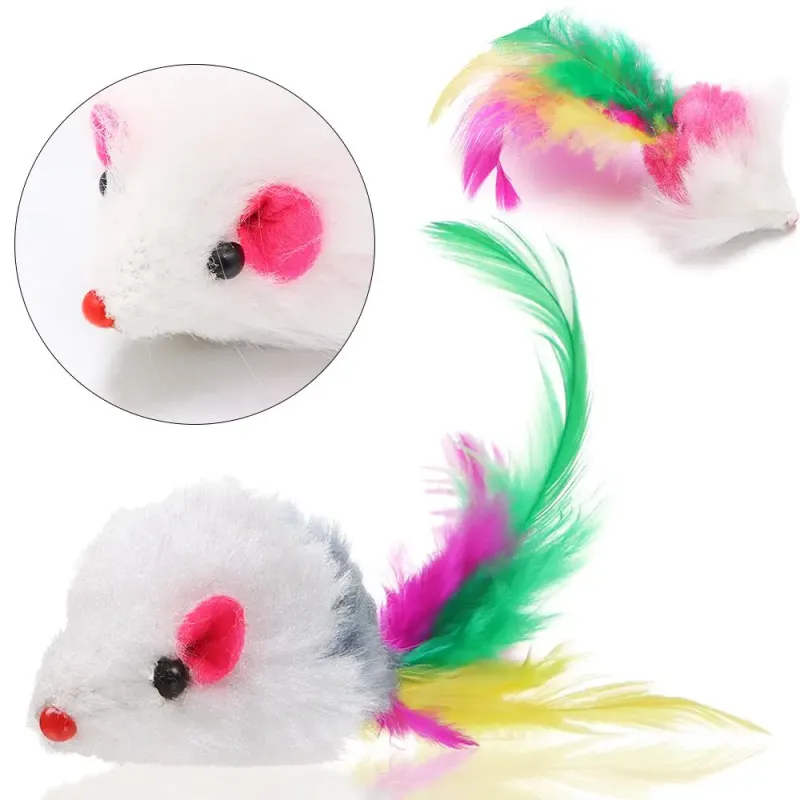 10pc Cat Mouse Rattle Toy Set 5