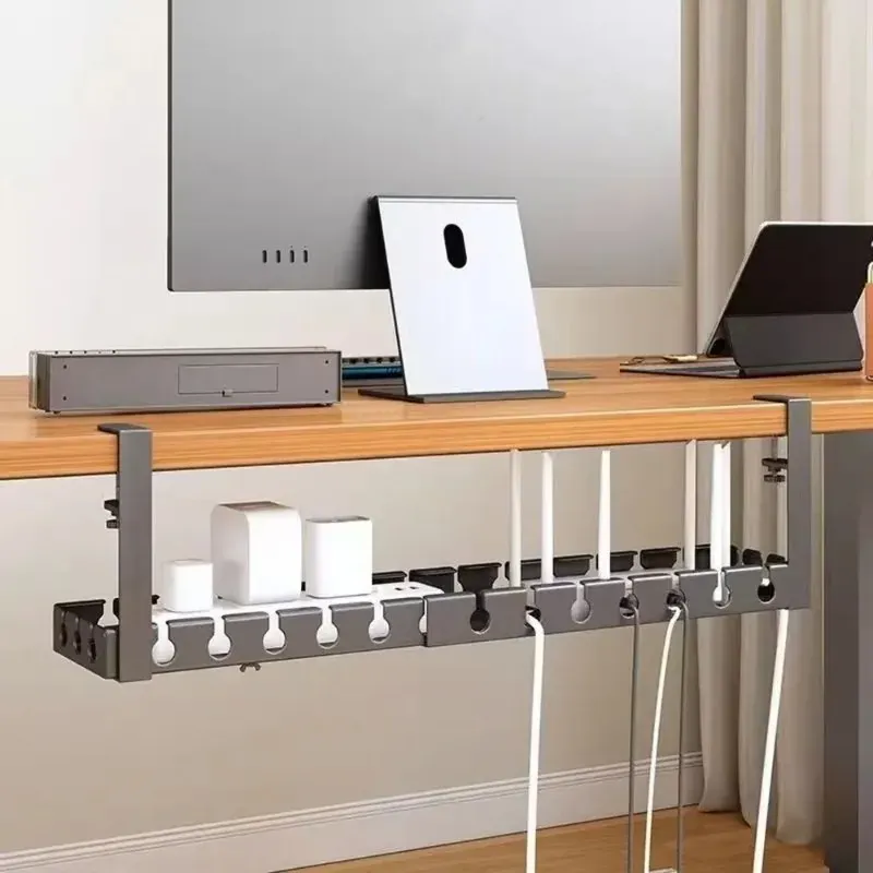 No Drill Under Desk Cable Tray 2