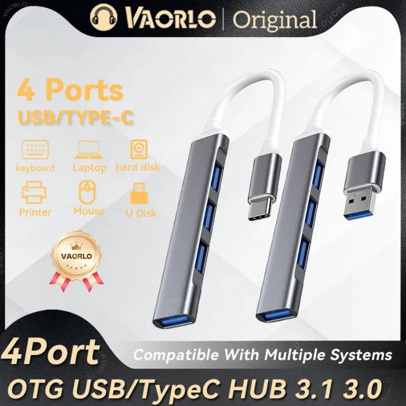 4-Port USB C Hub 3.0 Adapter 1