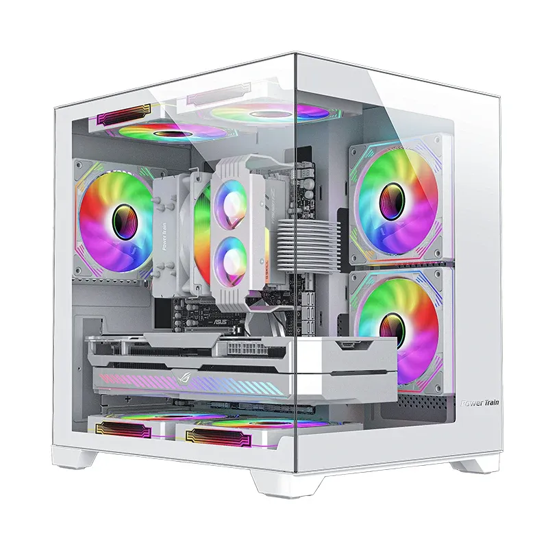 Power Train Coloured Glaze PC Case 5