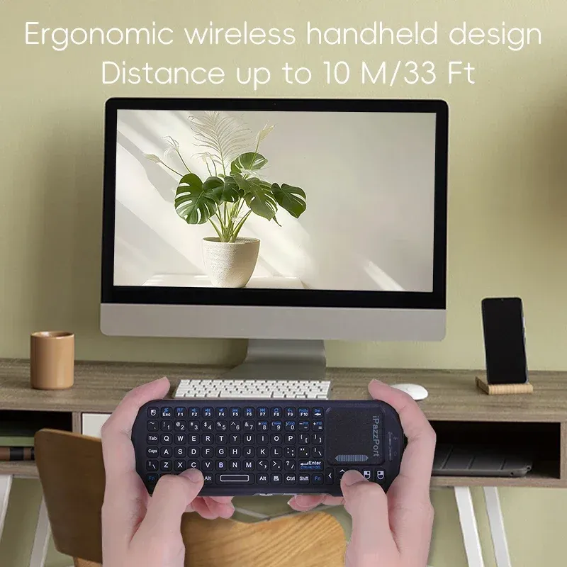 Mini Wireless Keyboard Touchpad Mouse Combo 1