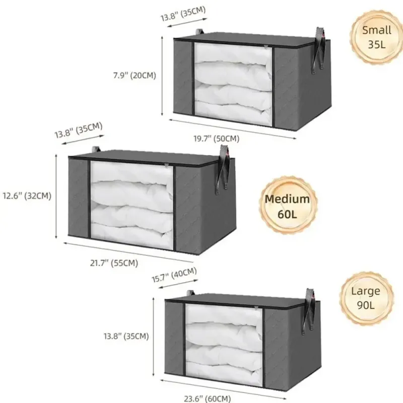 Foldable Non-Woven Storage Box with Window 5