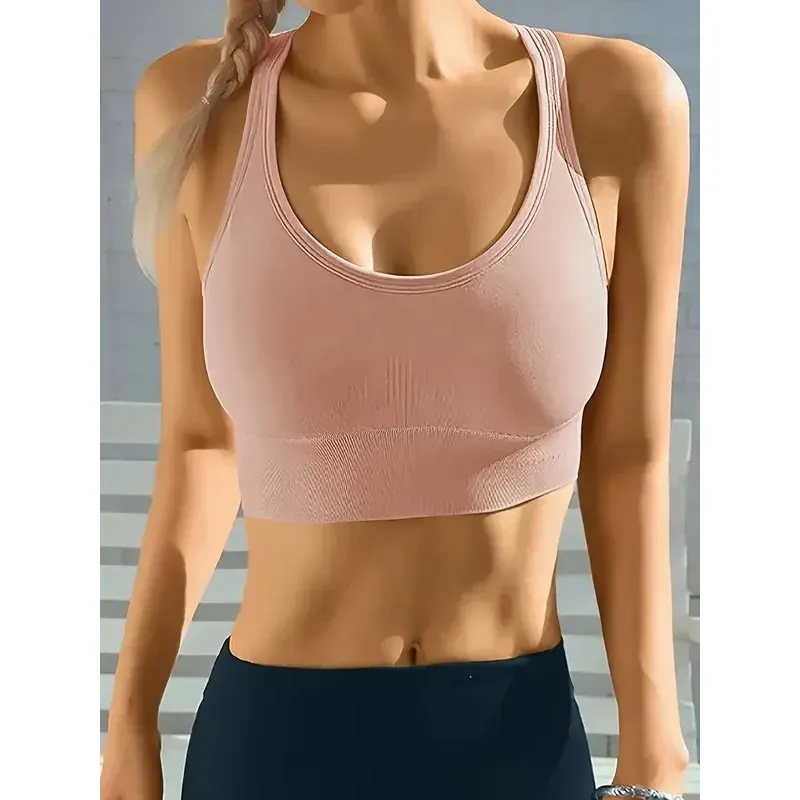 Seamless Push Up Yoga Tank Bra 3
