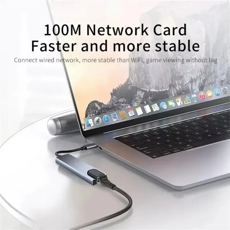 8-in-1 USB C Hub Docking Station 5