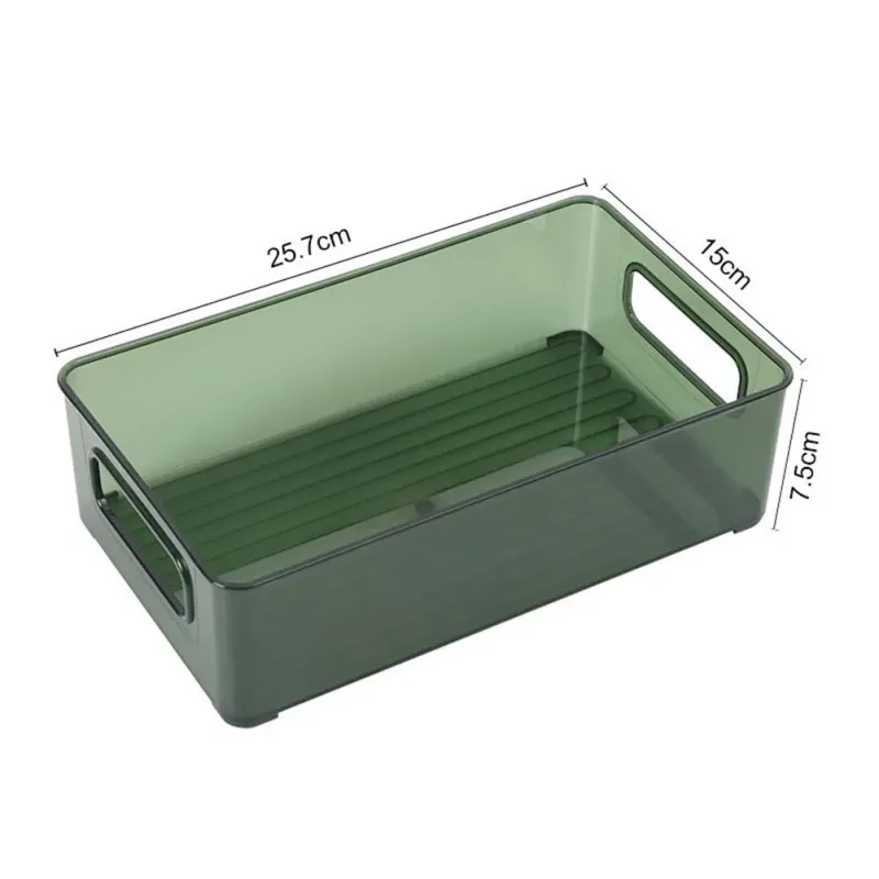Acrylic Clear Storage Box with Handles 4