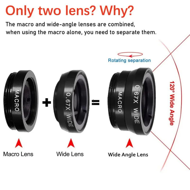 3-in-1 Smartphone Camera Lens Kit 2