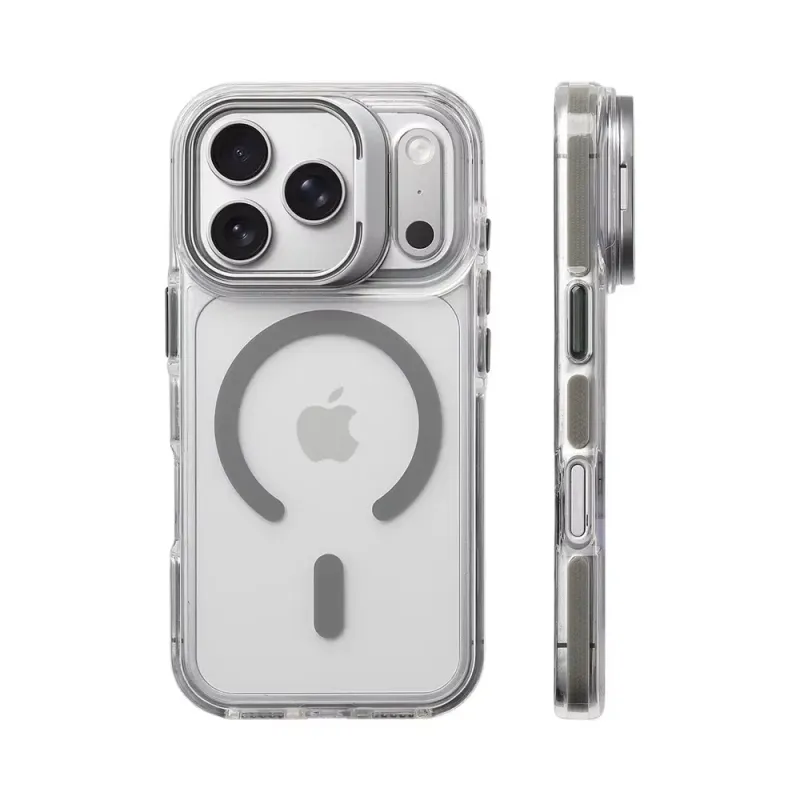 Luxury Magnetic Clear Bumper iPhone Case 3