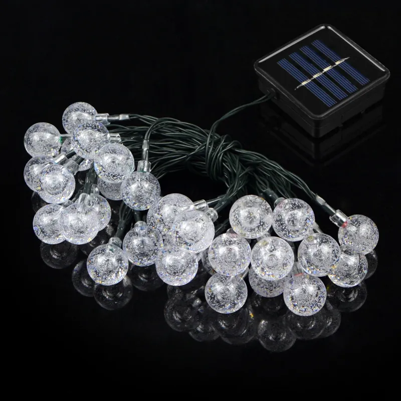 Solar Crystal Globe Fairy Lights 3