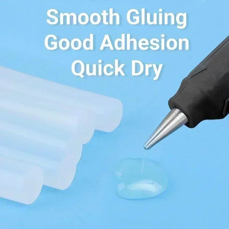 50Pcs Transparent Hot Melt Glue Sticks 5
