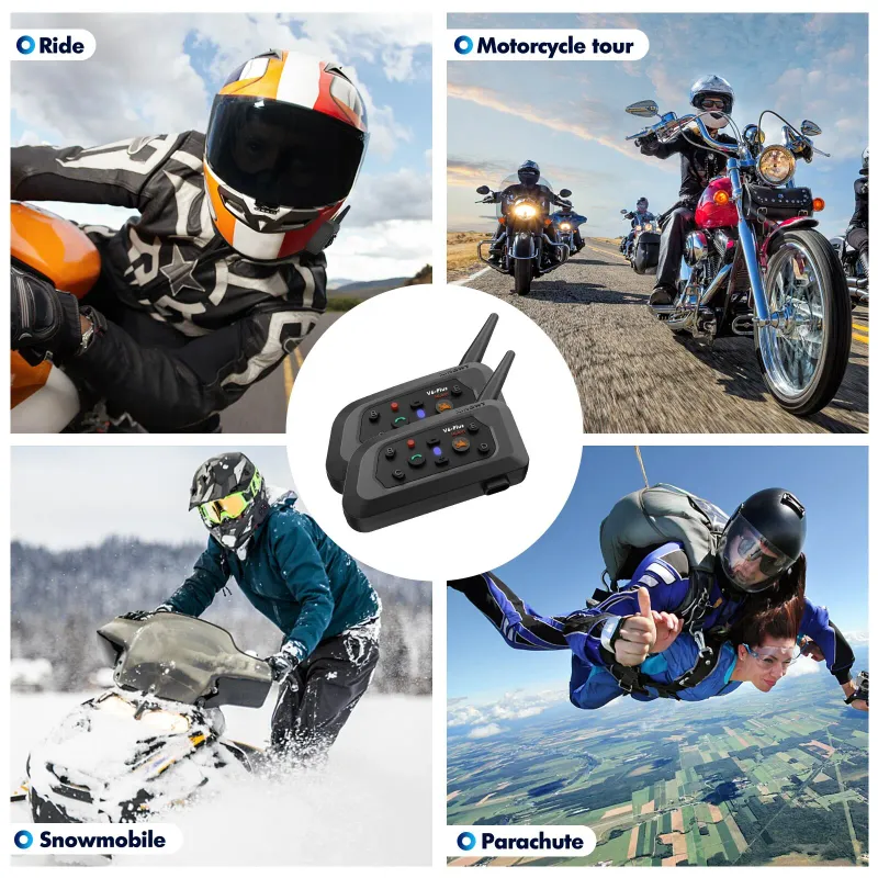 XINOWY V6 Plus Motorcycle Bluetooth Headset 3