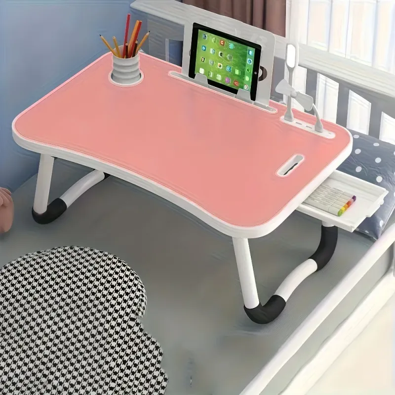 Ultra Large Lap Desk with USB Fan & Light 4