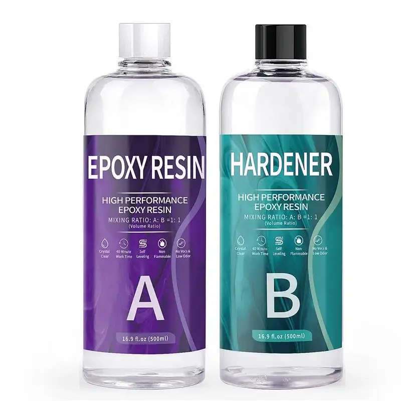 1:1 AB Crystal Clear Epoxy Resin Glue 6