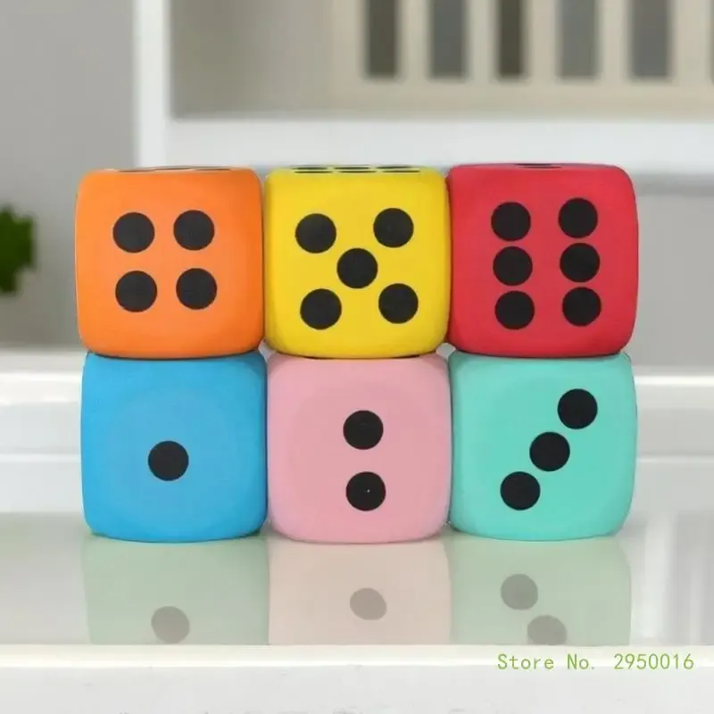 Large Foam Dot Dice for Kids 3