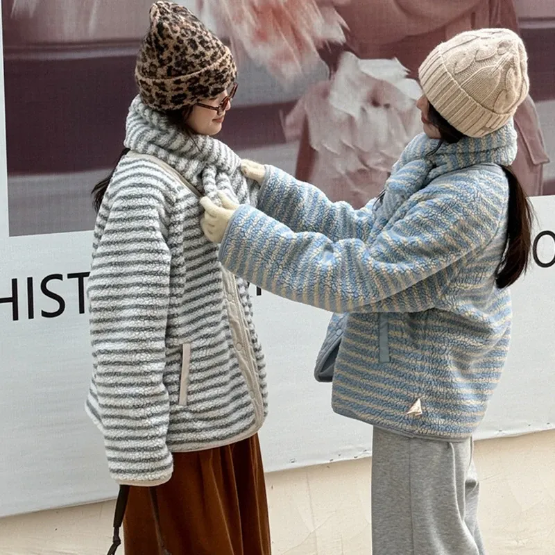 Y2K Korean Cotton-Padded Winter Coat 1