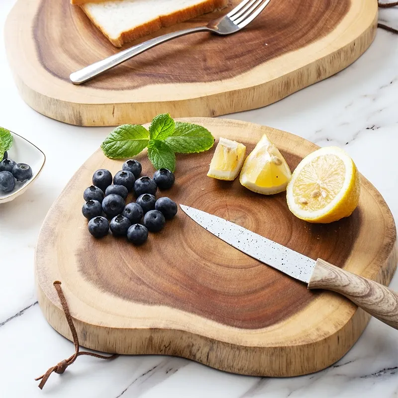 Acacia Wood Butcher Block Carving Board 2