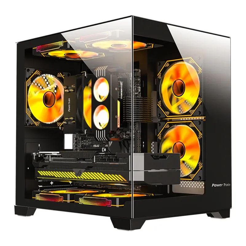 Power Train Coloured Glaze PC Case 3