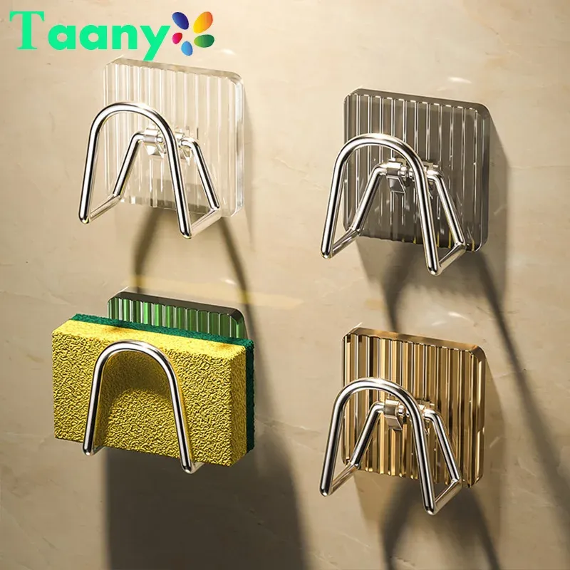 Acrylic Adhesive Sink Sponge Holder Caddy 1