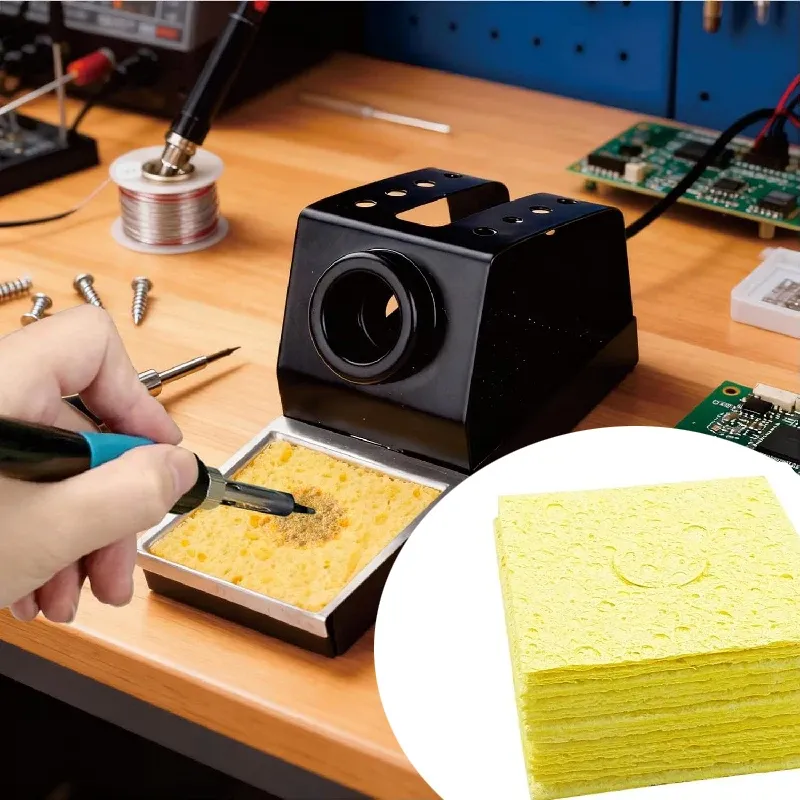 10Pcs Soldering Iron Cleaning Sponge 4