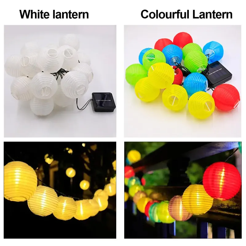 Solar LED String Lights Outdoor 2