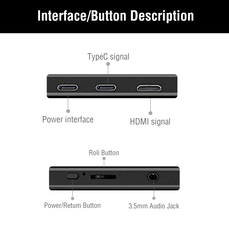 Anmite 15.6" Portable Touch Monitor 4