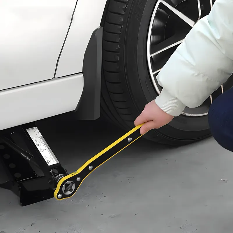 Labor-Saving Scissor Jack Wrench 4