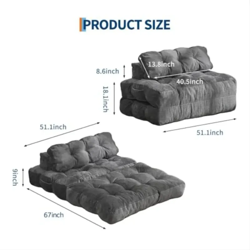 Folding Sofa Bed Sleeper Chair 2