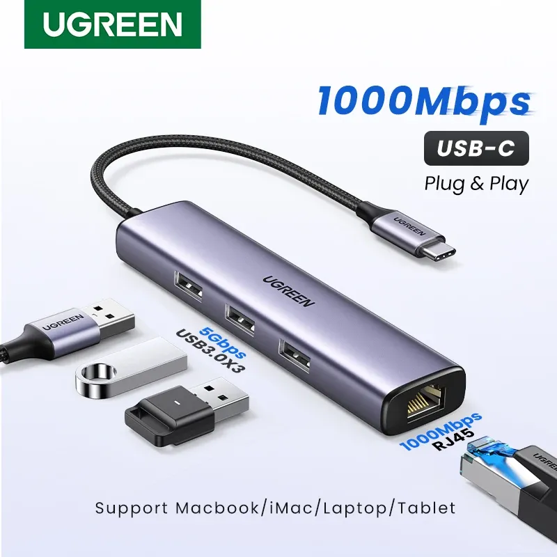 UGREEN USB C Hub Ethernet Adapter 1