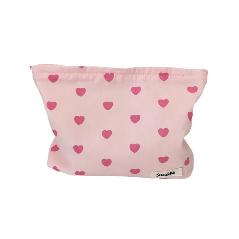 Pink Love Women Cosmetic Makeup Bag 6