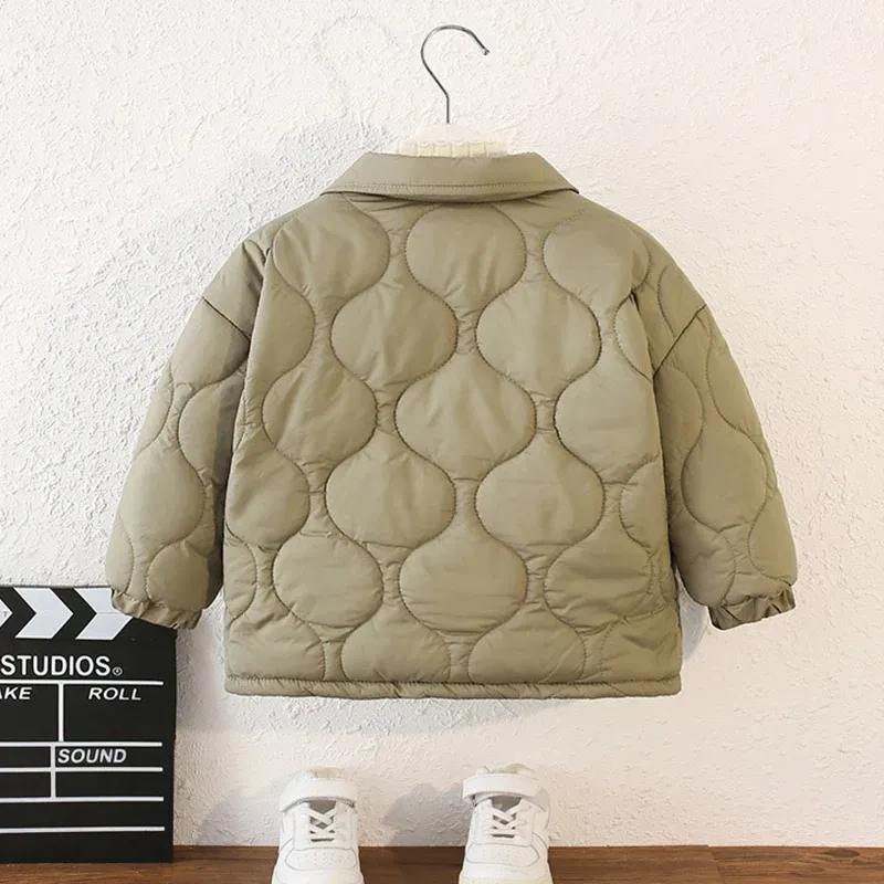 Kids Winter Velvet Cotton Coat 3