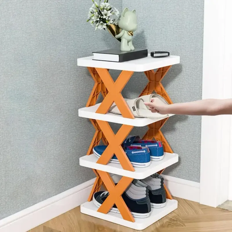 Stackable Narrow Shoe Rack Organizer 2