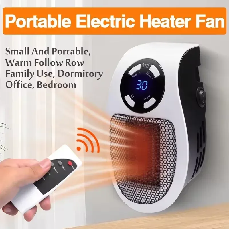 Portable Mini Space Heater with Remote 2